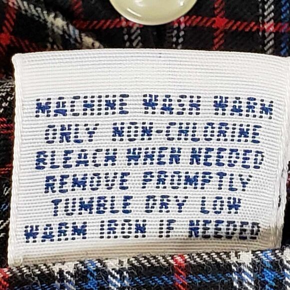 Polo Ralph Lauren Oxford Shirt Men's Size XL Red Black Plaid LS Button Down - Picture 6 of 10